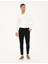 Erkek Beyaz Armürlü Slim Fit Uzun Kollu Gömlek 50294742-VR013 4