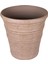 Oval Iç ve Dış Mekan Saksı Vizon Büyük Boy 55X55X53 Cm. 1
