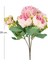Yapay Çiçek Şakayık Buket 6 Dal Pembe 30 cm . 4