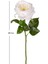 Yapay Çiçek Islak Dokulu Gül Beyaz 48 cm . 3