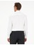 Erkek Beyaz Slim Fit Uzun Kollu Basic Gömlek 50292520-VR013 5
