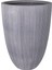 Oval Iç ve Dış Mekan Saksı Gri Büyük Boy 44X44X57,5 Cm. 1