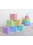 Waldorf Ahşap Pastel Renkli 6 Küp- Montessori 3