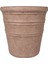 Oval Iç ve Dış Mekan Saksı Vizon Mini Boy 35,5X35,5X34,5 Cm. 2