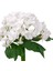 Yapay Çiçek Islak Dokulu Ortanca Buket Beyaz 26 cm . 2