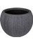 Oval Iç ve Dış Mekan Saksı Büyük Boy Koyu Antrasit 53X53X41 Cm. 1