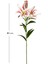 Yapay Çiçek Zambak Fuşya-Krem 85 Cm. 4