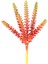 Yapay Kaktüs Sukulent Kırmızı/yeşil 26 cm 1