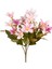 Yapay Çiçek Lilyum-Zambak Demeti Pembe-Beyaz 30 Cm. 1