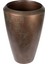 Konik Iç ve Dış Mekan Saksı Büyük Boy Bakır Eskitme 55X55X86,3 Cm. 2