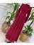 24Y4105 Elbise Abiye Şifon Kruvaze Yaka - Tane - 24Y4105 - Bordo - 40 1