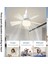 62 Watt 3 Farklı Renk Modlu Dimlenebilir Cata Lodos Kumandalı Fan LED Ampul 4