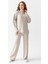 Oversize Fitilli Alt Üst Triko Takım 6308 1