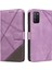 Elmas Dikiş ve Kart Yuvası Deri ile Xiaomi Redmi 9t Için Flip Case (Yurt Dışından) 1