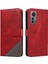 Elmas Dikiş ve Kart Yuvası Deri ile Xiaomi 12 Lite Için Flip Case (Yurt Dışından) 2