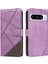 Elmas Dikiş ve Kart Yuvası Kılıfı ile Google Pixel 8 Pro Için Flip Case (Yurt Dışından) 3