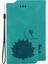 Samsung Galaxy Flip Için Flip CASE/F15 5g Kickstand Manyetik Kabartma Lotus (Yurt Dışından) 5
