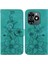 Tecno Spark G0 2024 Manyetik Kabartmalı Zambak Kart Tutucu Için Flip Case (Yurt Dışından) 1