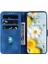 Motorola Moto G24 Kickstand Cüzdan Kabartmalı Zambak Manyetik Için Flip Case (Yurt Dışından) 3