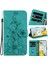 Motorola Moto G24 Kickstand Cüzdan Kabartmalı Zambak Manyetik Için Flip Case (Yurt Dışından) 3