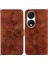 Onur X7B Için Flip Case Kickstand Kabartmalı Zambak Manyetik Cüzdan Kart Tutucu (Yurt Dışından) 5