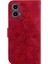 Motorola Moto G24 Kickstand Cüzdan Kabartmalı Zambak Manyetik Için Flip Case (Yurt Dışından) 5