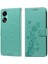 Oppo A78 4g Deri Kart Yuvaları Flip Çiçek Için Flip Case (Yurt Dışından) 1