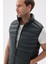 Dik Yaka Slim Fit Erkek Yeşil Casual Yelek 3