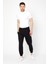 Jogger Fit Erkek Siyah Eşofman Altı 5