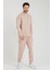 Kargo Cepli Jogger Fit Erkek Pudra Eşofman Altı 5