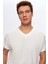 Ds Damat Regular Fit Beyaz %100 Pamuk T-Shirt 3