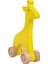 Hareketli Ahşap Mini Zürafa (Sarı) 1