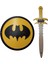 Ahşap Oyuncak Seti 4’lü, Batman Kalkanı, Kılıcı, Baltası ve Maskesi, Yuvarlak 2