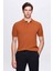 Slim Fit Camel Rayon Triko T-Shirt 1