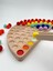 Montessori Eğitici Ahşap Oyuncak – Ahşap Gökkuşağı ve Renkli Keçe Topları 5