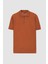 Slim Fit Camel Rayon Triko T-Shirt 5