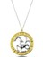 Muı Muı Gümüş Gold Oğlak Burcu Kolye 1