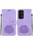 Samsung Galaxy S23 Ultra Kickstand Manyetik Cüzdan Lotus Için Flip Case (Yurt Dışından) 1