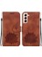 Samsung Galaxy S22 Artı Cüzdan Kickstand Kabartma Lotus Için Flip Case (Yurt Dışından) 1