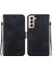 Samsung Galaxy S21 Fe Kickstand Cüzdan Manyetik Kabartma Için Flip Case (Yurt Dışından) 1