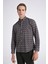 Slim Fit Haki Baskılı Gömlek 1