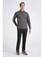 Slim Fit Haki Baskılı Gömlek 3