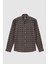 Slim Fit Haki Baskılı Gömlek 5
