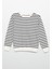 Çizgili Sweatshirt Jogger Siyah Alt Üst Takım 2