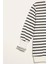 Çizgili Sweatshirt Jogger Siyah Alt Üst Takım 4