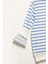 Çizgili Sweatshirt Jogger Saks Alt Üst Takım 4