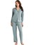 Kadın Yeşil Pijama Takım 9708 1