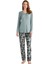 Kadın Yeşil Pijama Takım 9723 1
