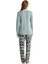 Kadın Yeşil Pijama Takım 9723 5
