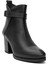 Elit SRK86608-1 Kadın Hakiki Deri Topuklu Bot Siyah 2
